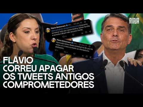 ??Vazou o prazo para o Bolsa Família da campanha de Flávio e ele correu apagar tweets antigos??